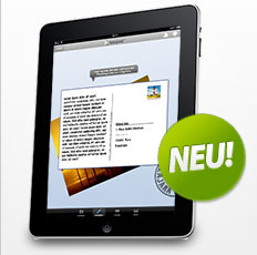 Postkarte HD. Die App fürs iPad. Postkarten verschicken.