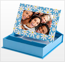 Notizbox mit Foto